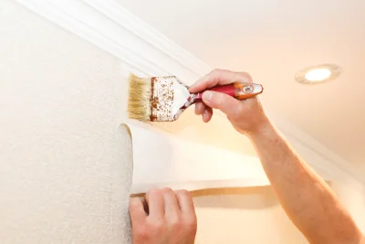 Pose de papier peint à Sainte-Marie-la-Blanche — revêtements muraux et toiles de verre